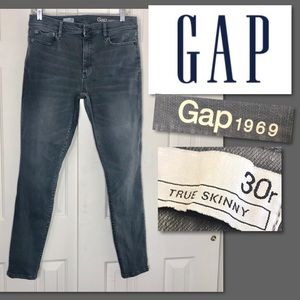 🌵GAP 1969 Gray Precision True Skinny Jean Size 30R